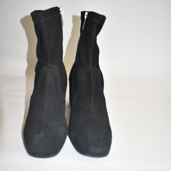 Aquatalia Dayana Water Resistant Stretch Bootie Black Size 10 - Picture 8 of 9